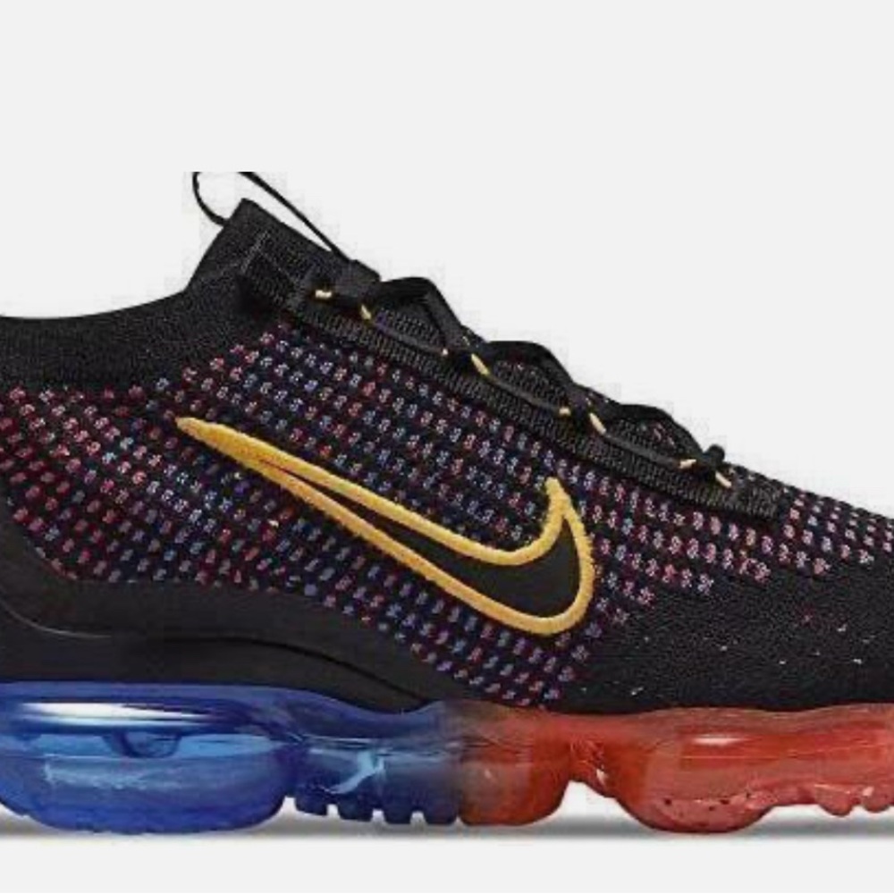 Nike Air VaporMax with Black and Multicolor Design
